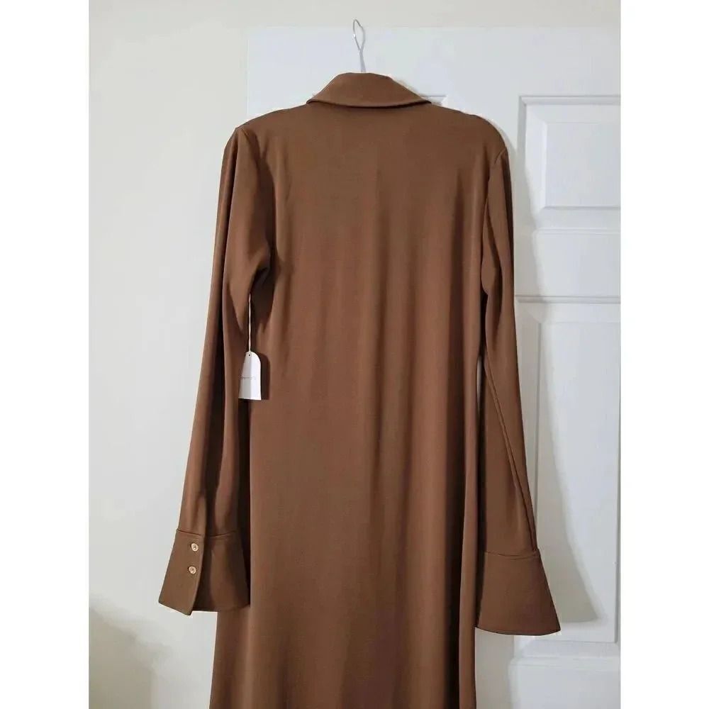 Song of style alice midi dress in chocolate brown Large NWT - Picture 10 of 12